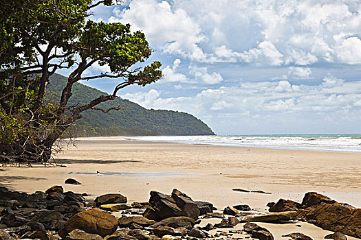 海滩,沙滩,国家公园,北方,昆士兰,澳大利亚