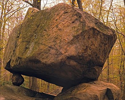 石头,平衡,三个,新泽西