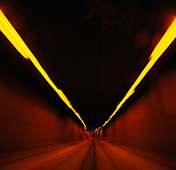 道路,隧道,灯,天花板