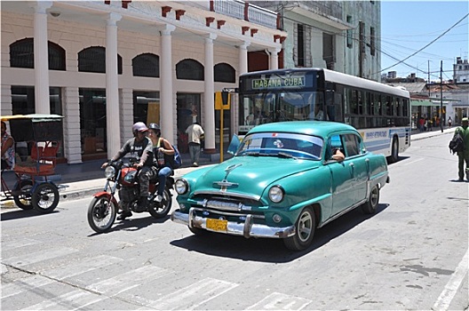 老古董,出租车,古巴