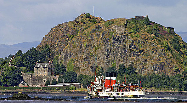 苏格兰,桨轮船,城堡