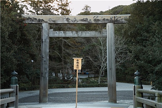 桥,神祠,日本