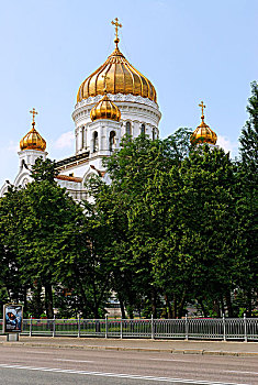 俄罗斯,东正教,大教堂,耶稣,救星,莫斯科