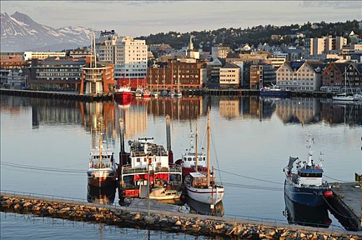 港口,特罗姆瑟,挪威