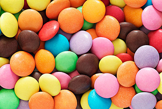 彩色,巧克力糖,甜食,糖豆,英国,欧洲