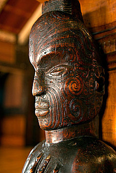 新西兰,雕刻,毛利人,普通,祖先