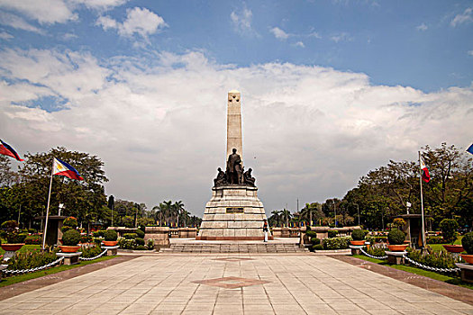 纪念建筑,公园,马尼拉,菲律宾,亚洲