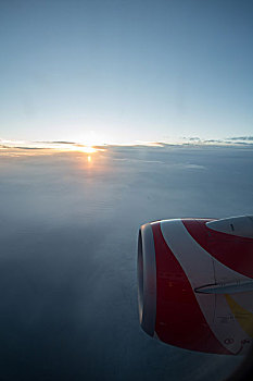 高空飞行,空中美景