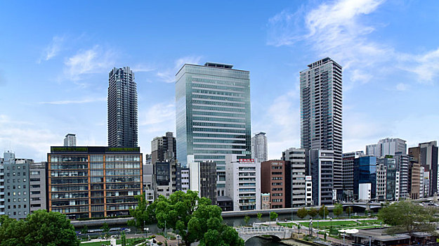 日本大阪城市建筑群