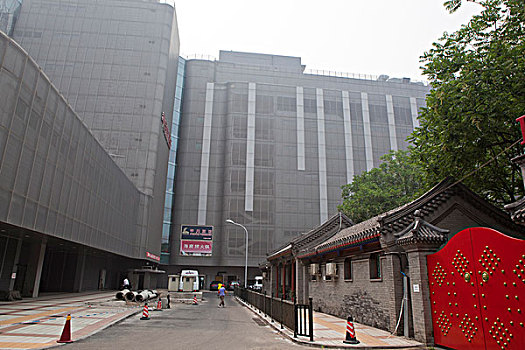 北京王府井商业街建筑