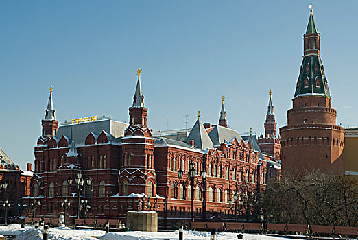 莫斯科,克里姆林宫,建筑,俄罗斯,历史,博物馆