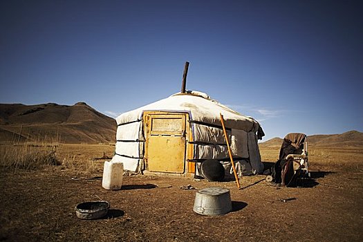 蒙古包,乡村,蒙古