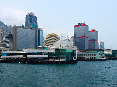 中国香港中环码头