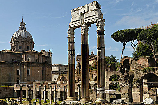 古罗马广场,罗马,意大利,欧洲