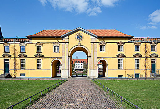 城堡,建筑,大学,下萨克森,德国,欧洲