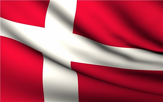 飞,旗帜,丹麦,国家,收集