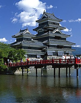 松本城,城堡,松本,省,本州,日本