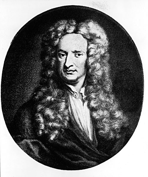 著名数学家牛顿图片