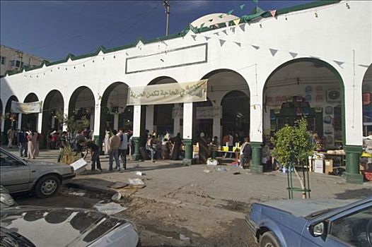 集市,露天市场,的黎波里,利比亚