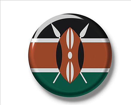 扣,旗帜,肯尼亚