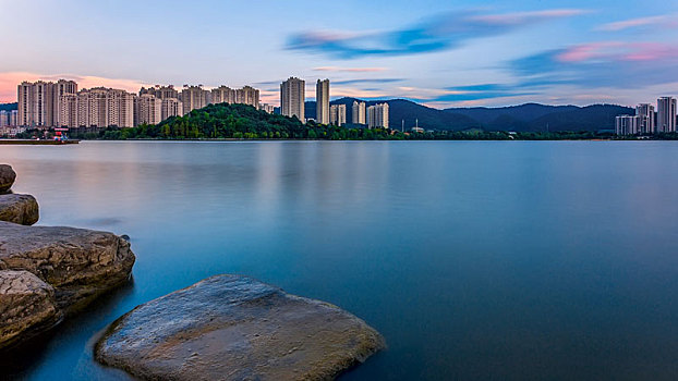 长沙梅溪湖风光