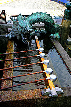 世界文化遗产－－日本清水寺净手水池