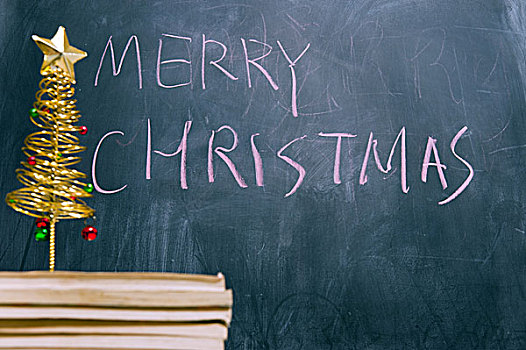 黑板,文字,圣诞快乐