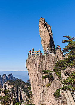 黄山,飞来石