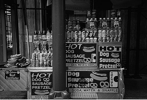 熱狗攤,紐約,美國