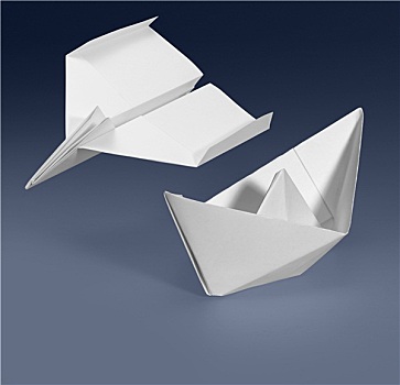 纸,船,纸飞机