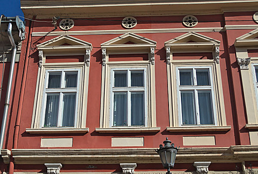 窗户,老,19世纪,建筑
