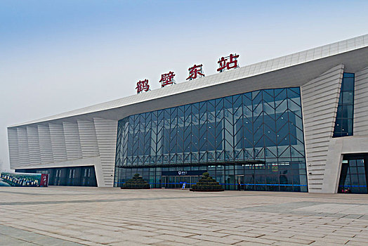 河南省鹤壁市高铁火车站环境建筑景观