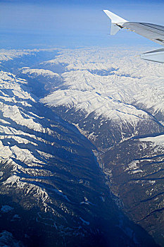 俯视,山,乡村,左边,右边,背影,省,特兰迪诺,意大利,阿尔卑斯山,欧洲