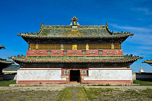 庙宇,前杭爱省,蒙古,亚洲