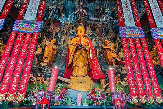 雕塑,玉佛寺,上海,中国