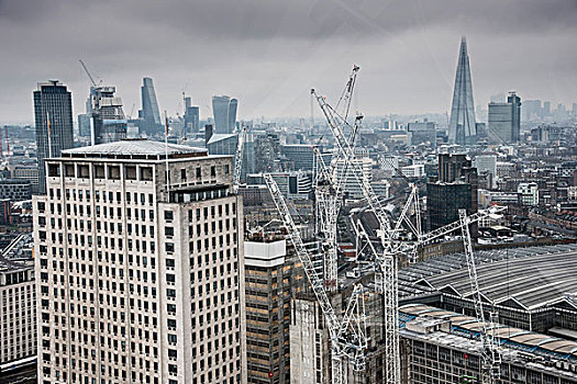 城市,伦敦,展示,碎片,背景,英格兰