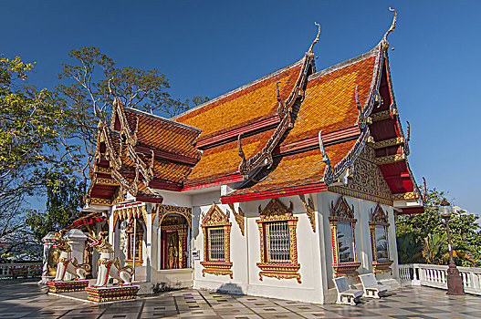 寺院,素贴,山,庙宇,博物馆,小,清迈,泰国