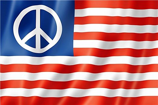 美国,平和,旗帜