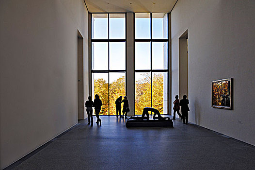 窗户,男人,雕塑,现代,艺术,博物馆,慕尼黑,巴伐利亚,德国,欧洲