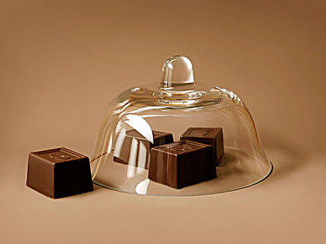 巧克力,玻璃,圆顶