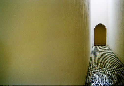 走廊,地砖,摩洛哥,非洲