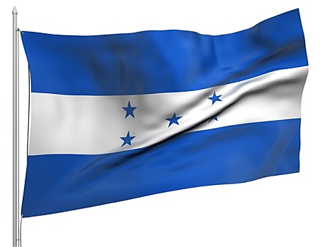 飞,旗帜,洪都拉斯,国家