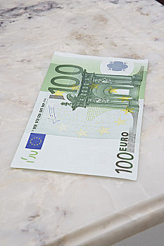 100欧元,钞票