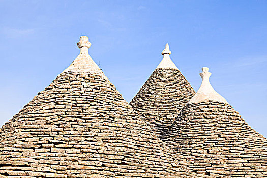 锥形石灰板屋顶,房子,阿贝罗贝洛,省,普利亚区,意大利
