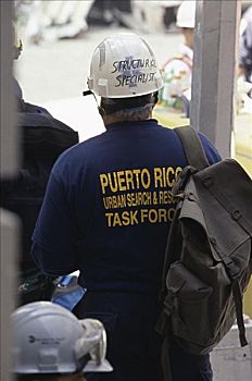 寻找,救助,世贸中心,九月,2001年,纽约,美国