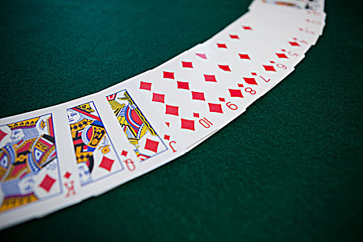 纸牌,放置,桌子,赌场