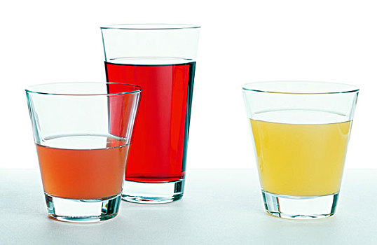 果汁,玻璃器皿,正面,背景