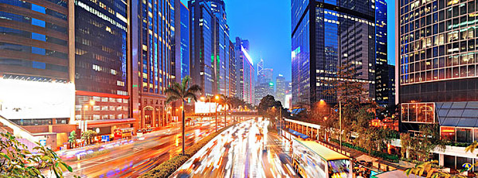 香港,街道,风景