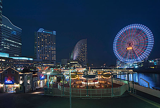 日本,横滨,东京港区,黎明