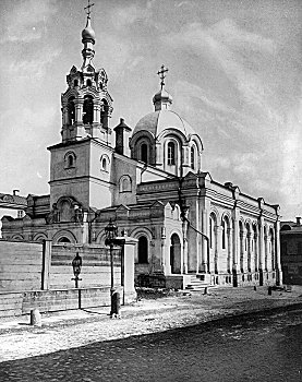 教堂,神学家,莫斯科,俄罗斯,艺术家